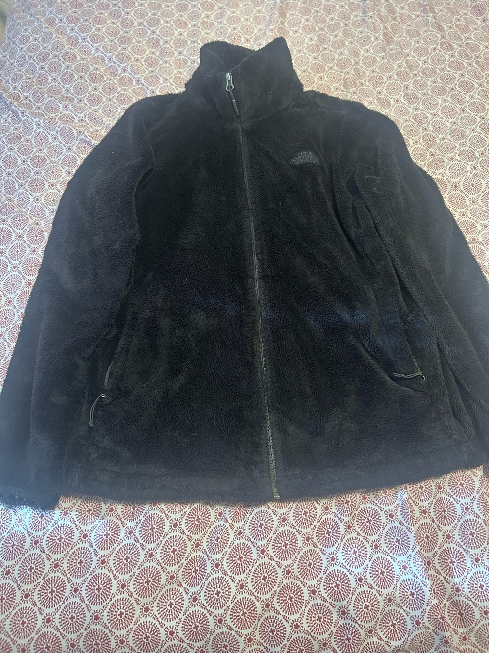 The North Face womens Black Plush Full-Zip Jacket